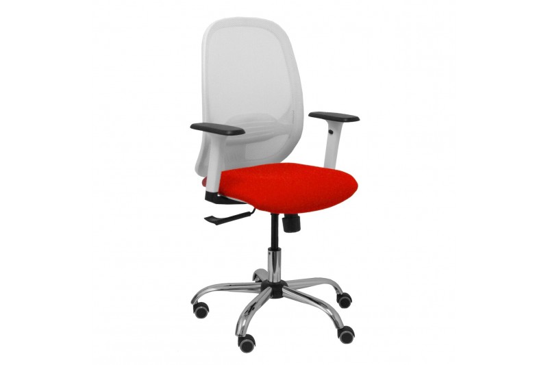 Chaise de Bureau P&C 354CRRP Rouge Blanc