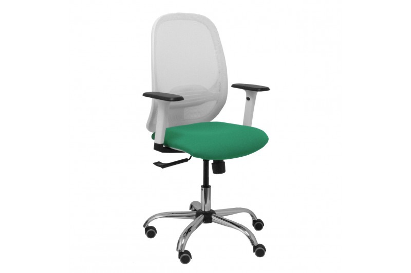 Chaise de Bureau P&C 354CRRP Blanc Vert