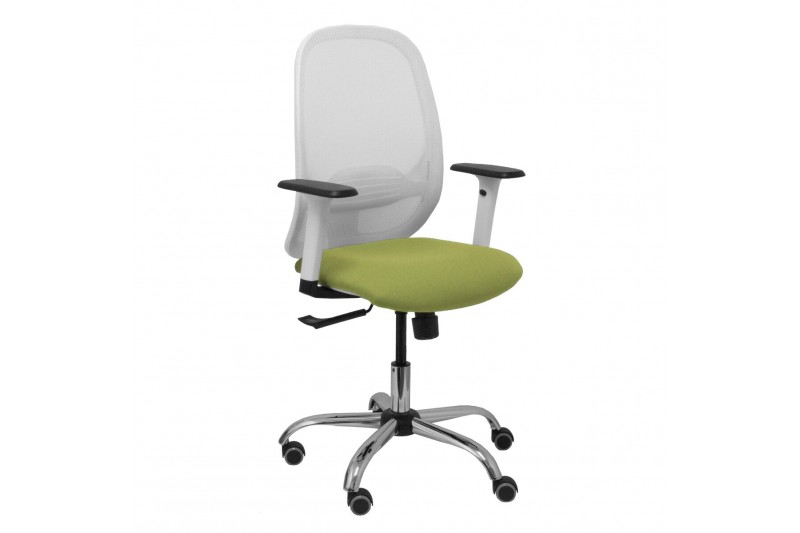 Chaise de Bureau P&C 354CRRP Blanc Vert