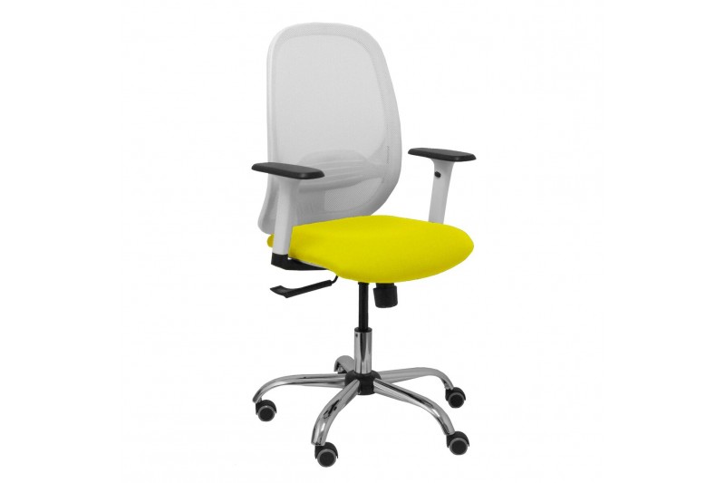 Chaise de Bureau P&C 354CRRP Blanc Jaune