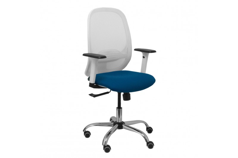 Office Chair P&C 354CRRP White Navy Blue