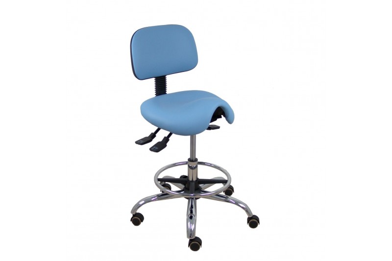 Sgabello P&C 261CRRP Azzurro Chiaro