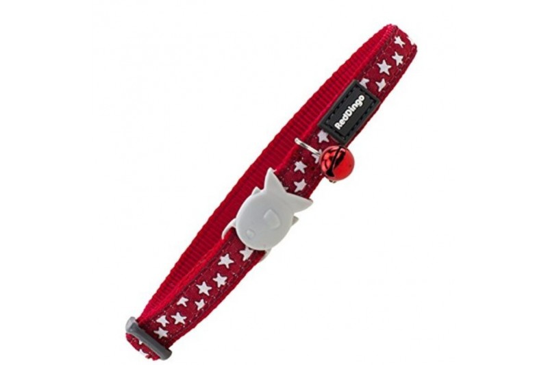 Collier pour chat Rouge Etoiles (1,2...