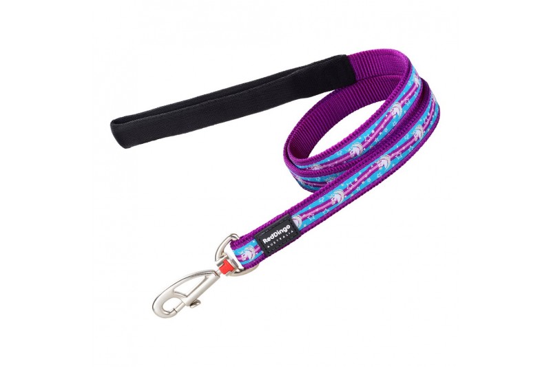 Dog Lead Red Dingo Purple (2 x 120 cm)