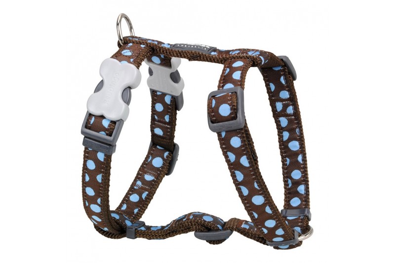 Dog Harness Red Dingo Style Spots...