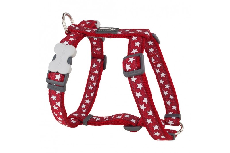 Dog Harness Red Dingo Style Red Star...