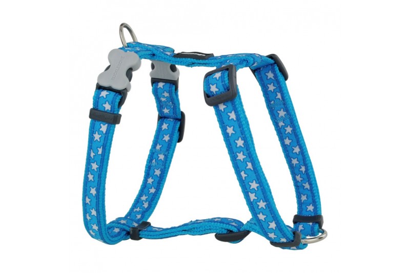 Dog Harness Red Dingo Style Blue Star...