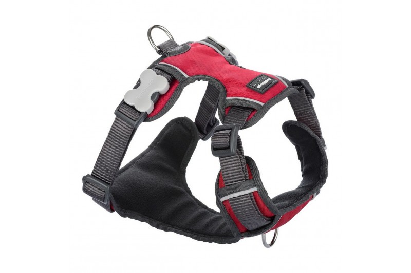 Dog Harness Red Dingo Padded Red Size M