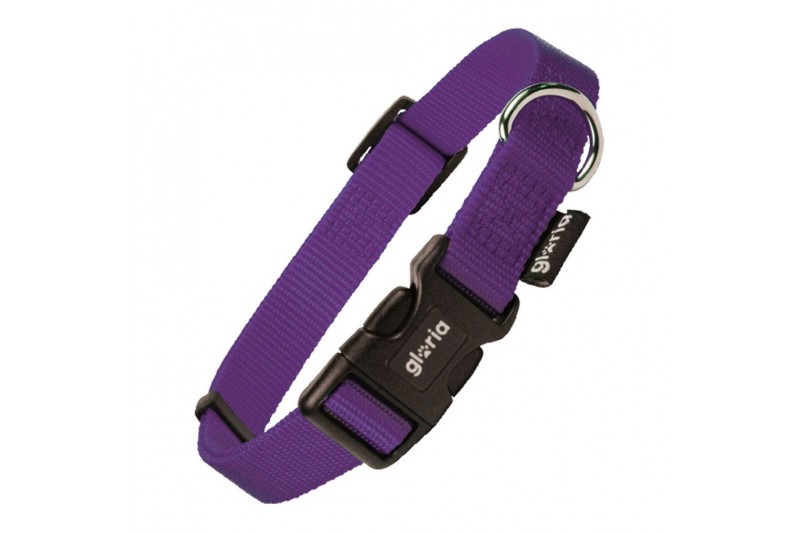 Dog collar Gloria Purple Size S...