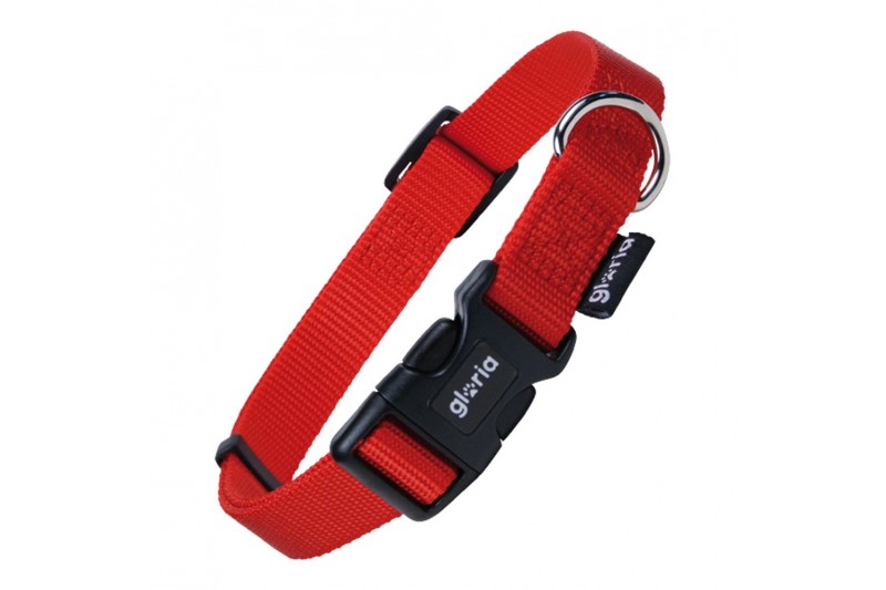 Dog collar Gloria Red Size S (27-37 cm)