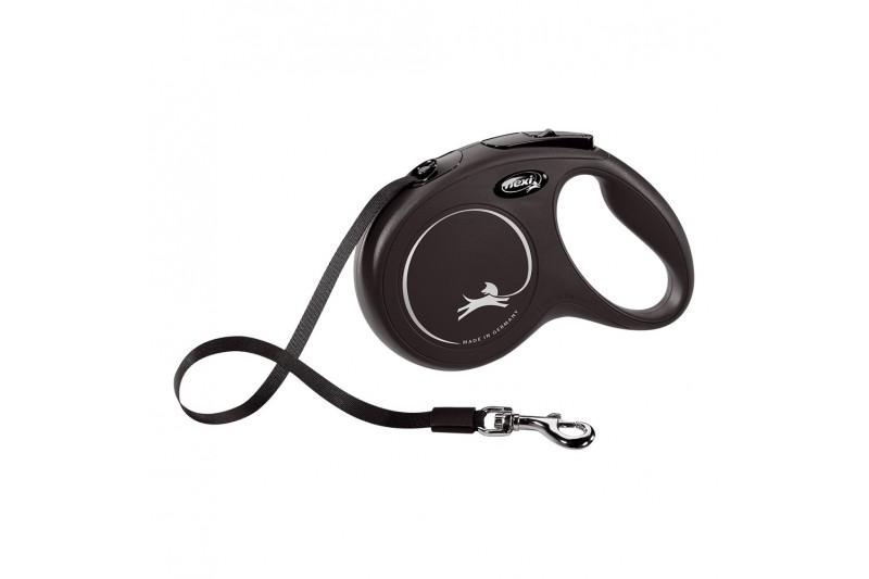 Dog Lead Flexi NEW CLASSIC 3m Black...