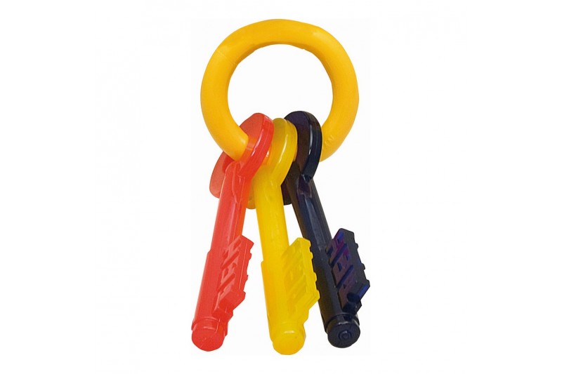 Dog chewing toy Nylabone Keys Bacon...