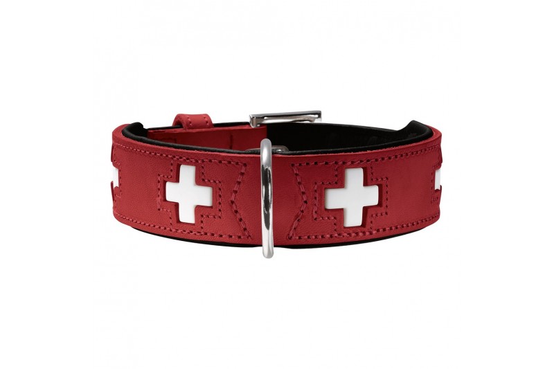 Dog collar Hunter Swiss Red/Black...