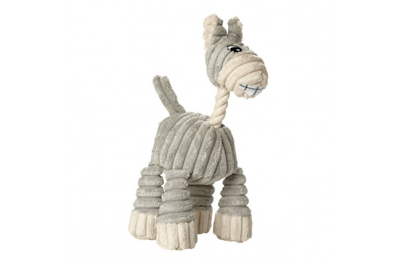 Dog toy Hunter Huggly Zoo Grey Donkey