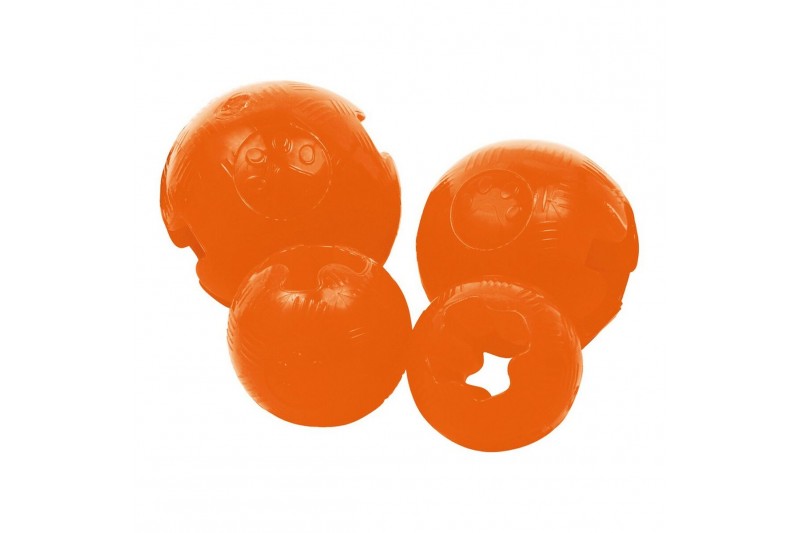 Hondenspeelgoed Gloria TPR Oranje (8 cm)