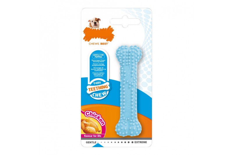 Jouet pour chien Nylabone Bleu Poulet...