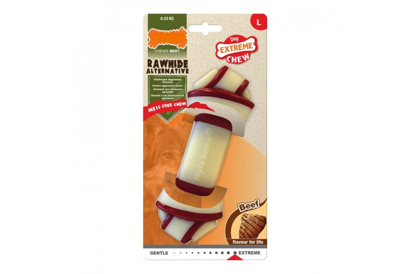 Dog chewing toy Nylabone Rawhide Knot...