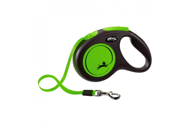 Dog Lead Flexi NEW NEON 5 m Size M Green