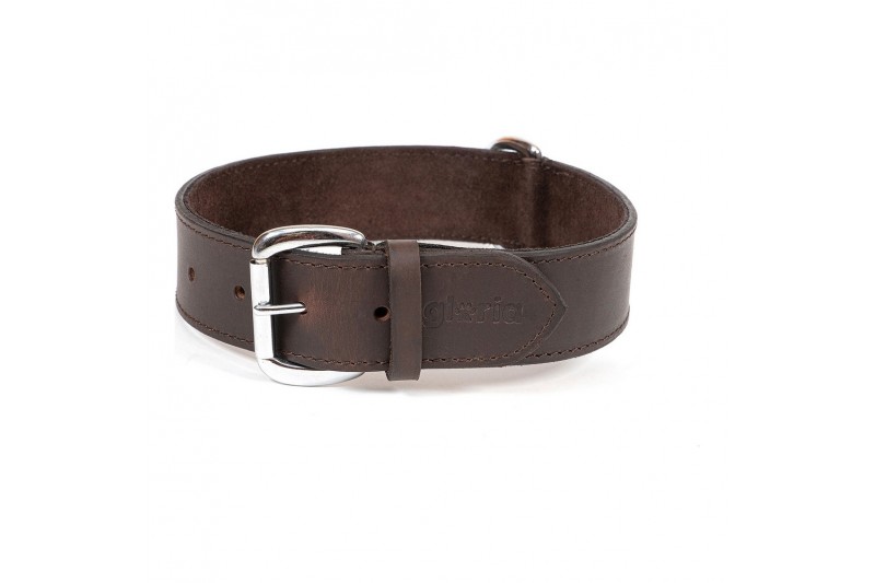 Dog collar Gloria Brown (80 x 4 cm)