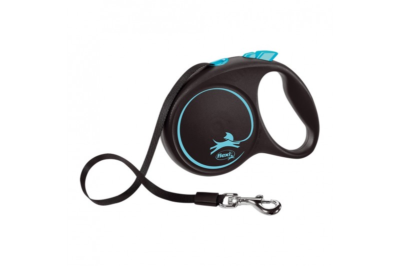 Dog Lead Flexi BLACK DESIGN 5 m Blue...