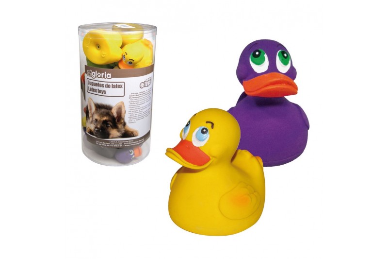 Dog toy Gloria Ducks Latex (18 pcs)