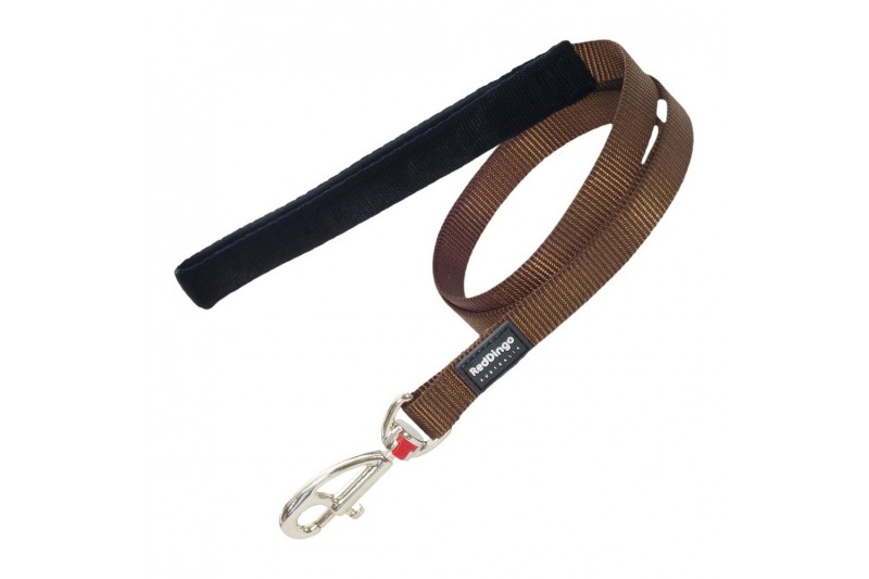 Dog Lead Red Dingo Brown (2 x 120 cm)