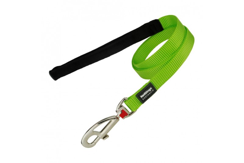 Dog Lead Red Dingo Lime (2.5 x 120 cm)