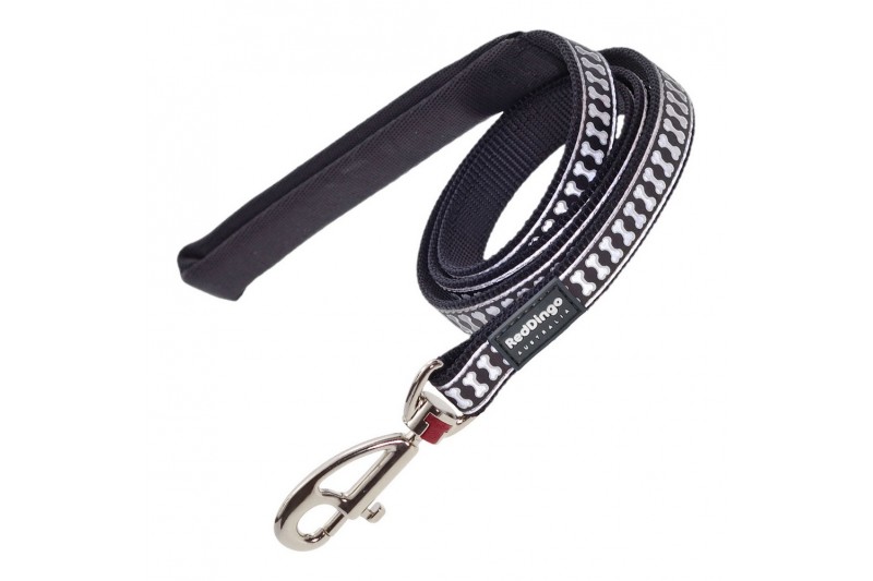 Dog Lead Red Dingo Reflective Black...