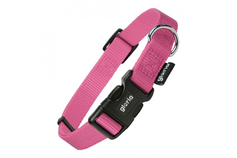 Collier pour Chien Gloria Lisse Rose...