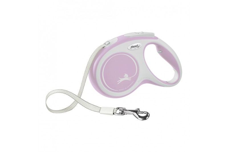 Dog Lead Flexi NEW COMFORT Pink Size M