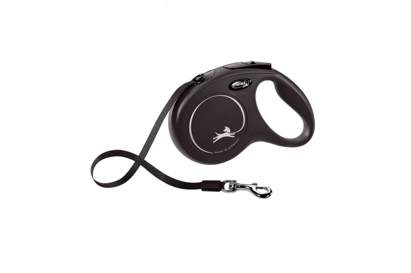 Dog Lead Flexi New Classic 5m Black...