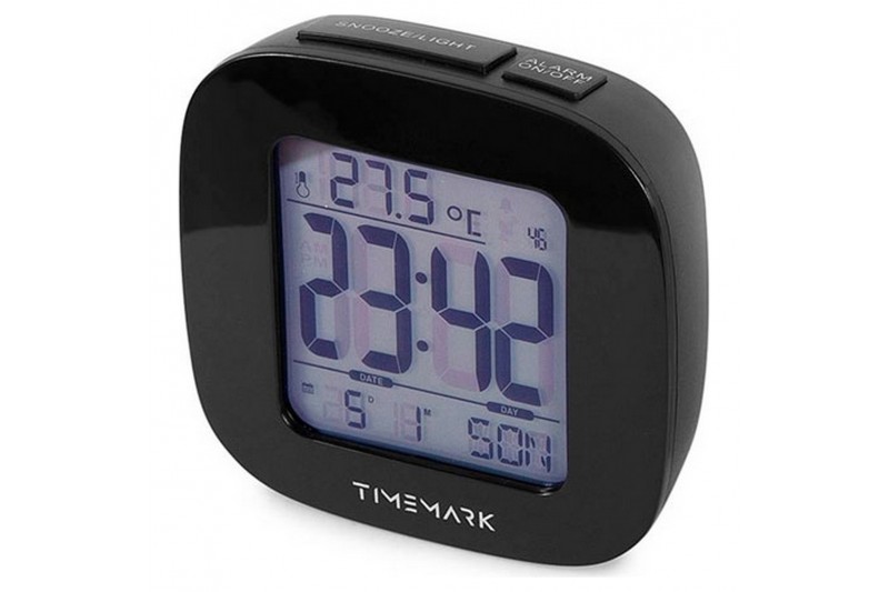 Alarm Clock Timemark Black (9,5 x 9,5...