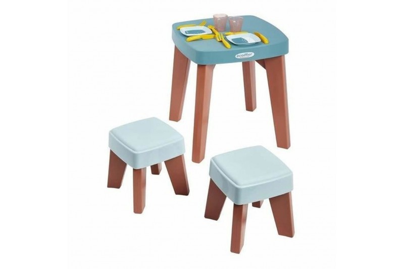 Tafel met 2 stoelen Ecoiffier (13...