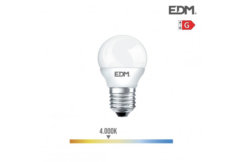 Lampadina LED EDM E27 5 W G 400 lm...