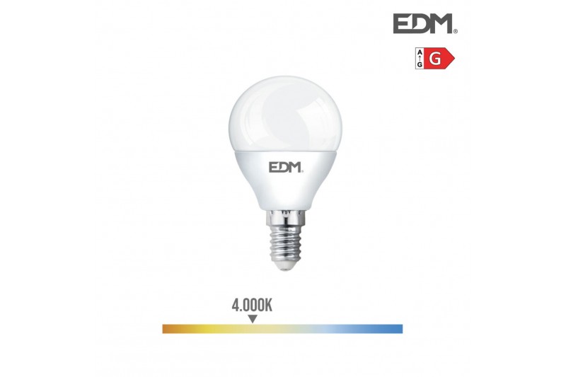 Bombilla LED EDM 5 W E14 G 400 lm...