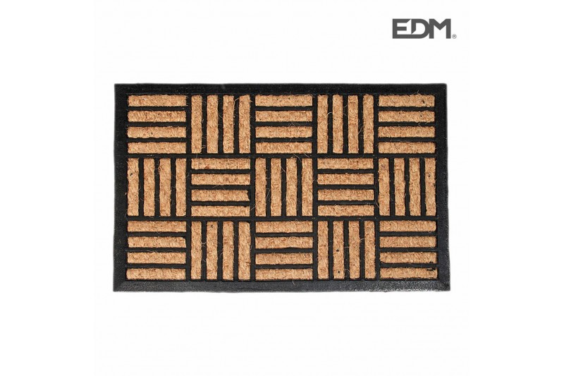 Deurmat EDM Bruin Vezel (40 x 60 cm)