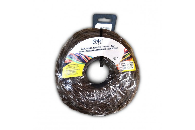 Cable EDM 2 x 1,5 mm Brown 25 m