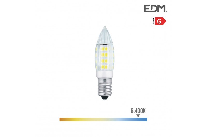 Bombilla LED EDM E14 3 W G 250 Lm...