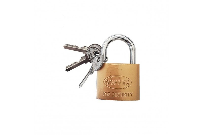 Key padlock EDM Brass Short (5 cm)