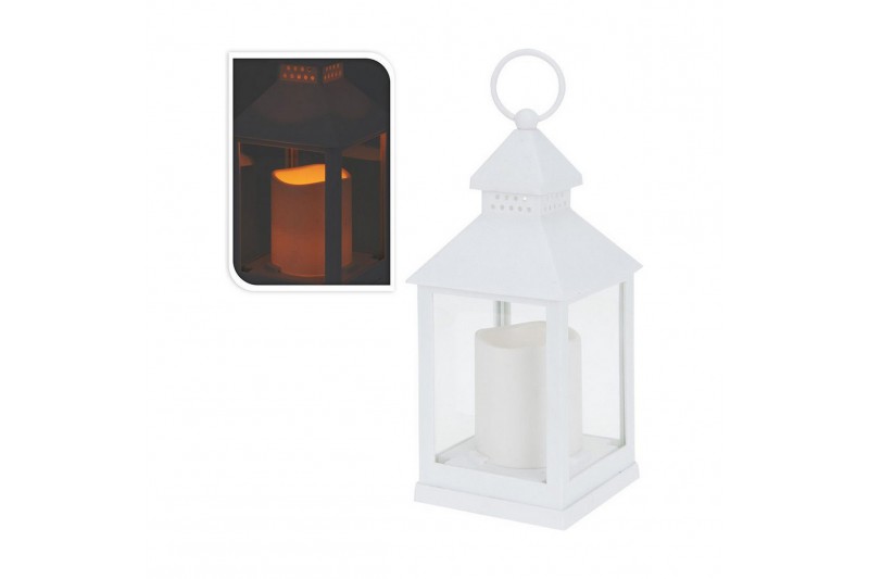 Lantern Metal White