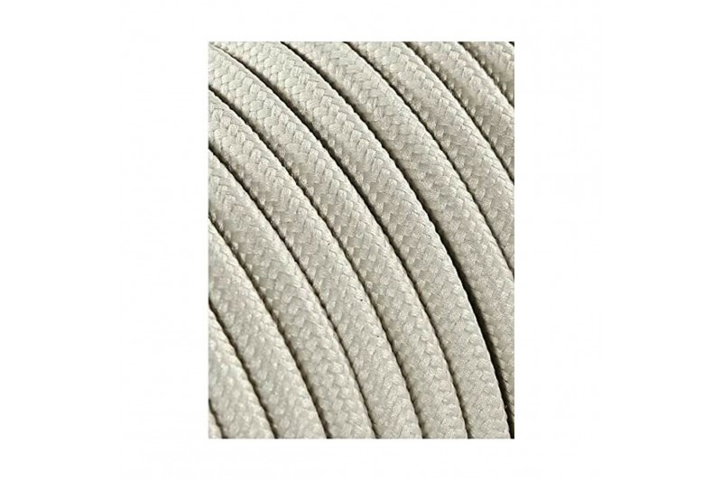 Cable EDM 2 x 0,75 mm White Textile 5 m