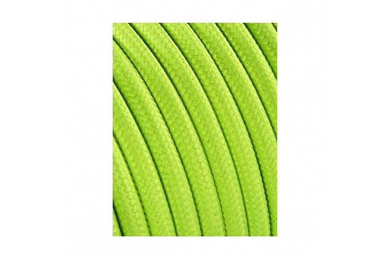 Cable EDM 2 x 0,75 mm Green Textile 5 m