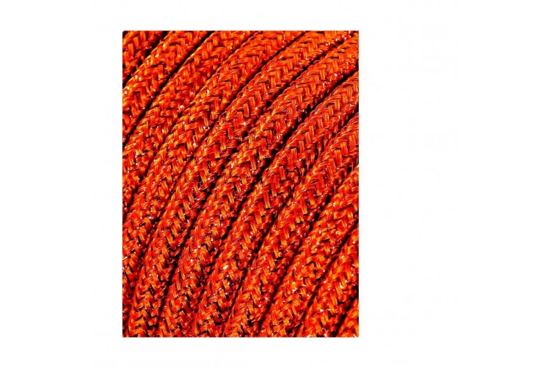 Cable EDM 2 x 0,75 mm Marrón Textil 5 m