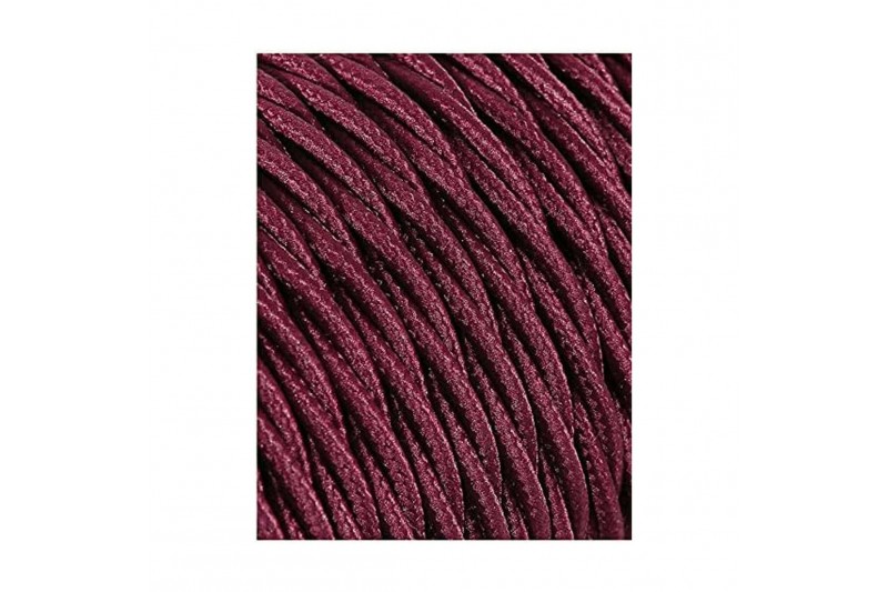 Câble EDM C08 2 x 0,75 mm Bordeaux 5 m