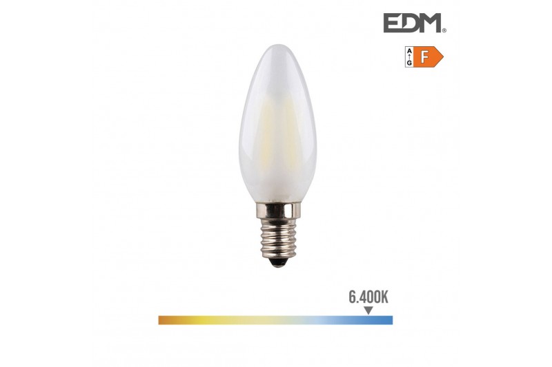 Bombilla LED EDM E14 4,5 W F 470 lm...