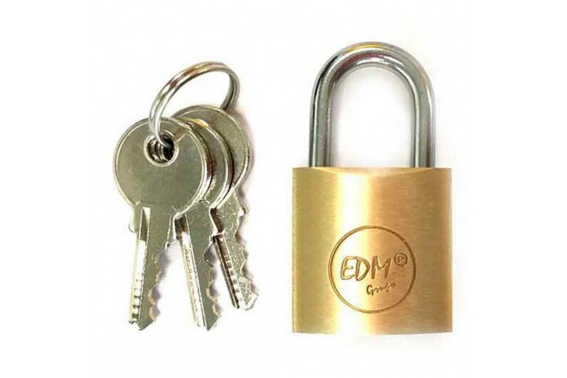 Key padlock EDM Brass normal (2,5 x...