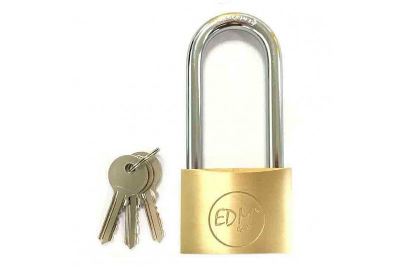 Key padlock EDM Brass Length (5 x 8 cm)