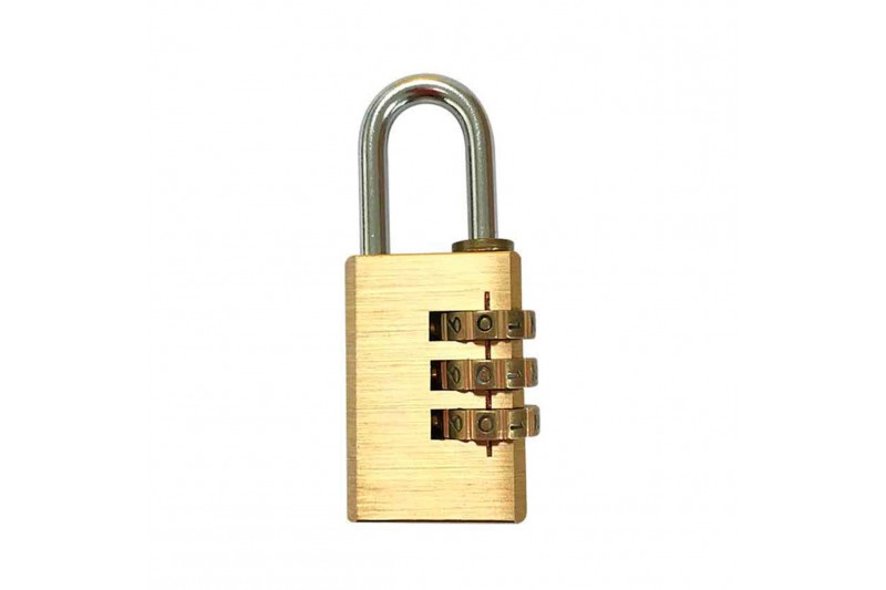 Combination padlock EDM Brass (2,8 x...