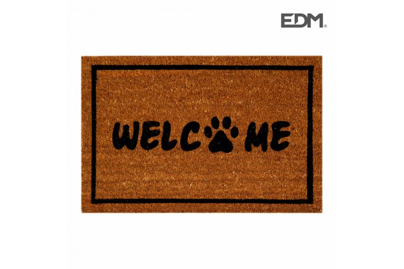 Doormat EDM Brown Fibre (60 x 40 cm)