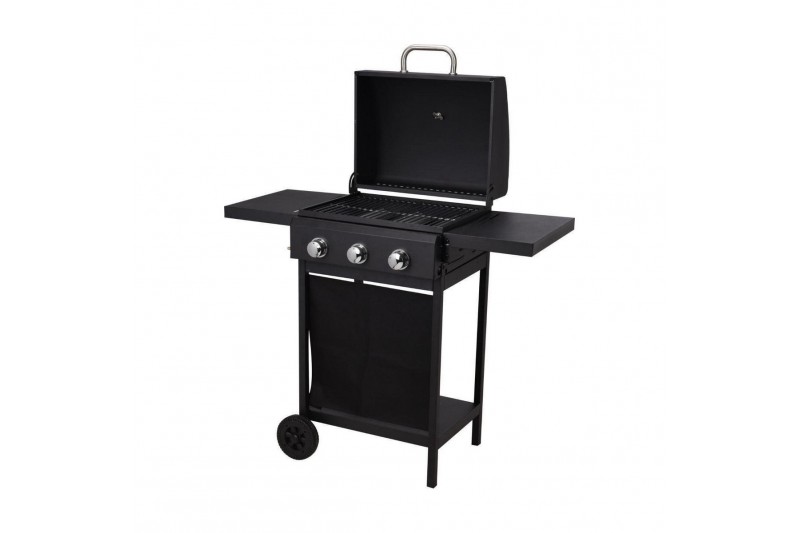 Barbecue op gas Zwart (139 x 56,5 x...